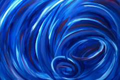 Sog, Acryl auf Leinwand, 80x100, 2017